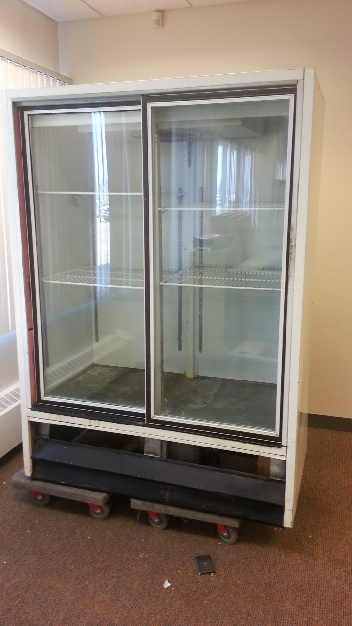 White Commercial 2 Glass Door Cooler Refrigerator Allsold.ca Buy
